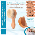 İsme Özel Keçi Kılı Bebek Fırçası | Lazer Markalama Set