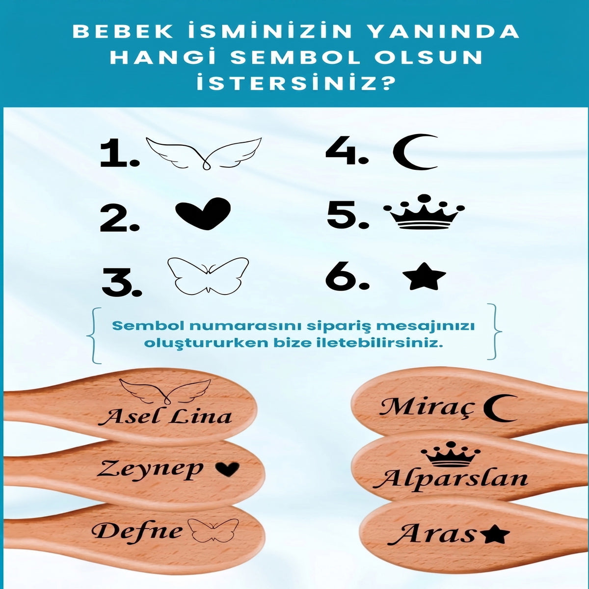 İsme Özel Keçi Kılı Bebek Fırçası | Lazer Markalama Set
