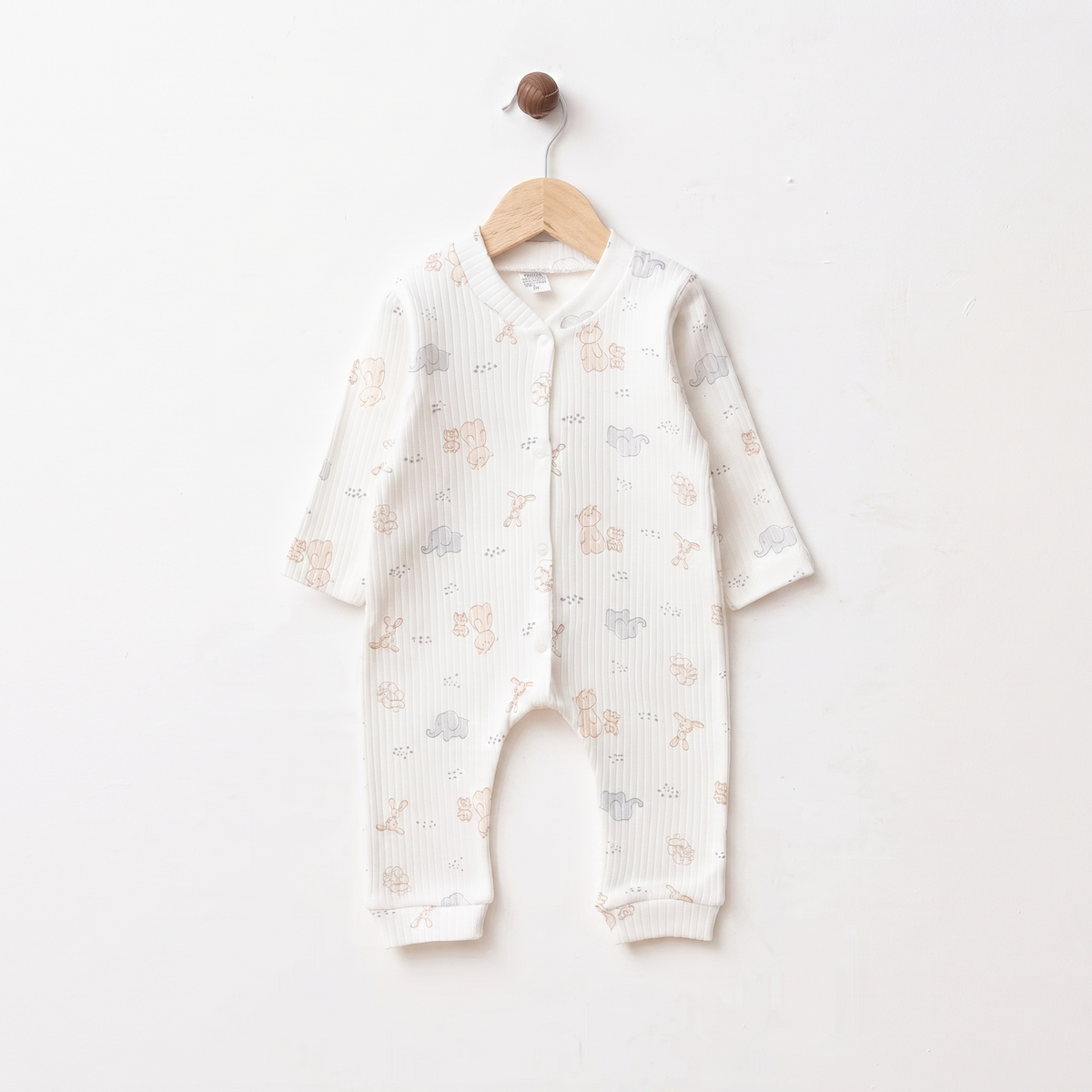 Little Bear & Elephant Pamuklu Tulum | 3-6-9 Ay | Bebek