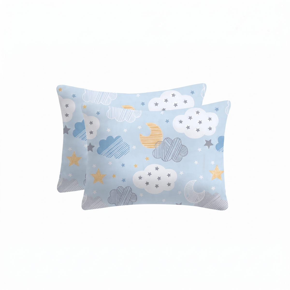 %100 Pamuklu Bebek Yastık Kılıfı – 35x45 cm (2 Adet)