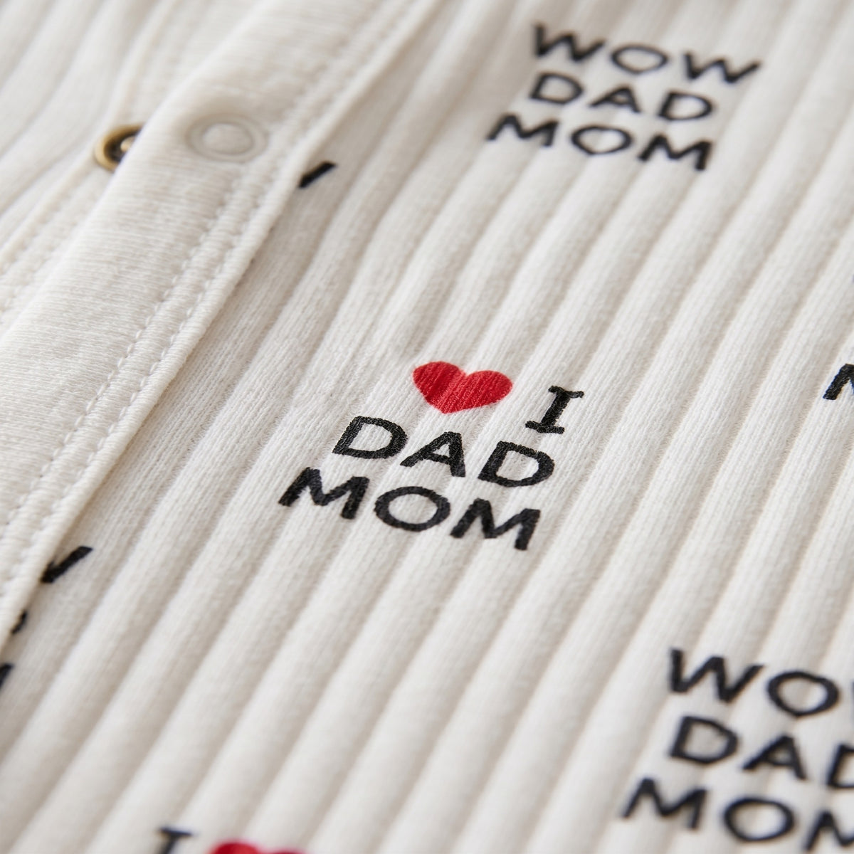 I ❤️ MOM & DAD 5’li Yenidoğan Hastane Çıkışı Seti