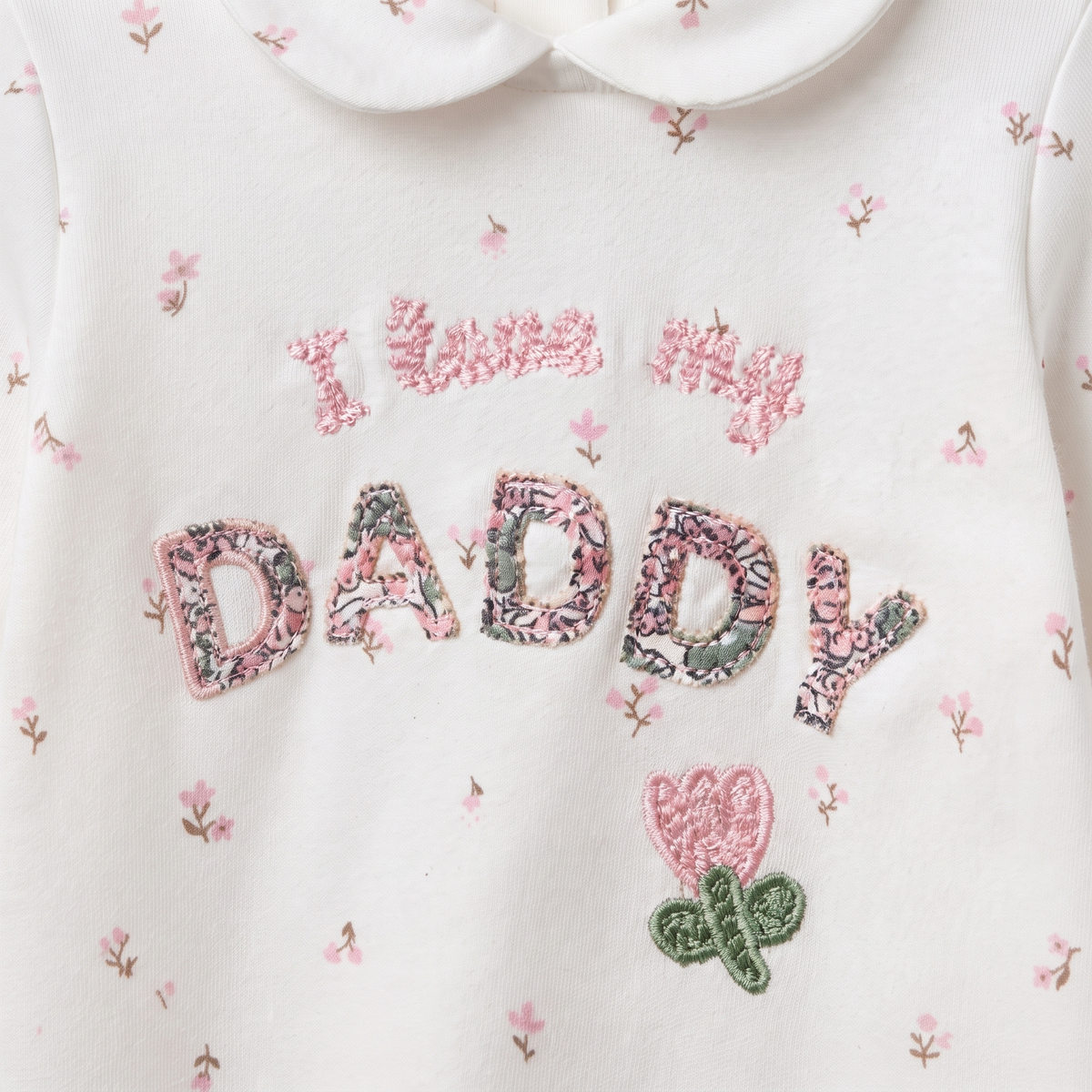 Mummy & Daddy Nakışlı 2’li Kız Bebek Yenidoğan Hastane Çıkışı Tulum Seti